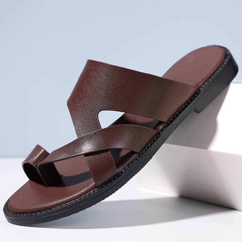 Crossfit Outdoor - Trendy Men's Cross Strap Sandals Smooth