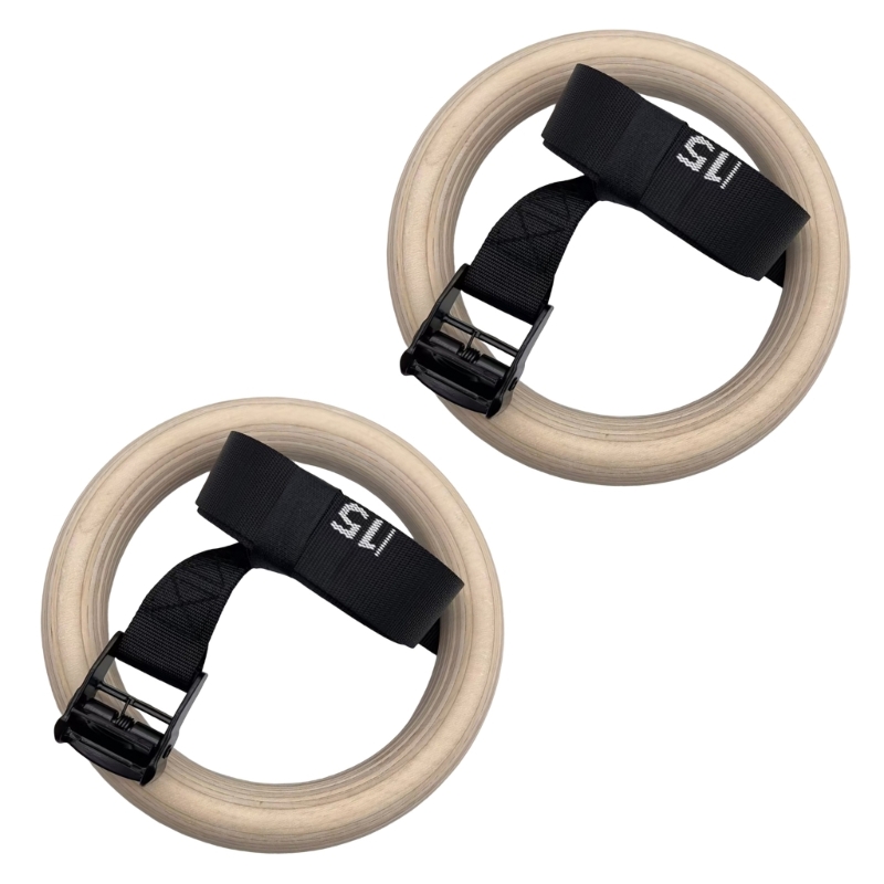 Gymnastic Ring Wood - Q84C Gỗ Có Thể Điều Chỉnh