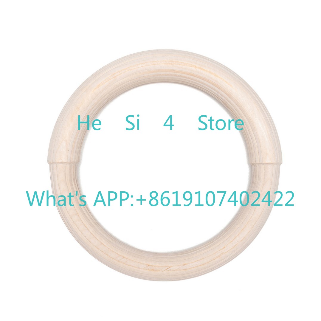 Gymnastic Ring Wood - Bearing Birch Double Size Ring Wooden
