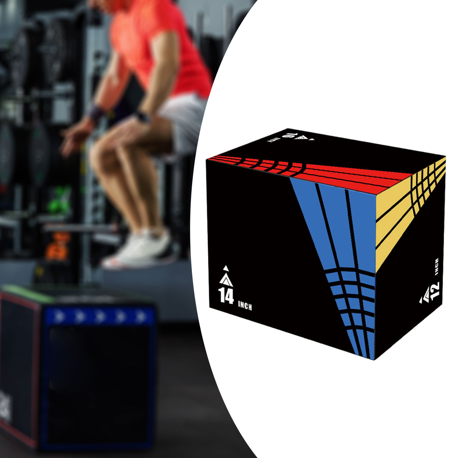 3-in-1Jump Box Plyometric Box  - đánh giá và giá Box Jump Plyo