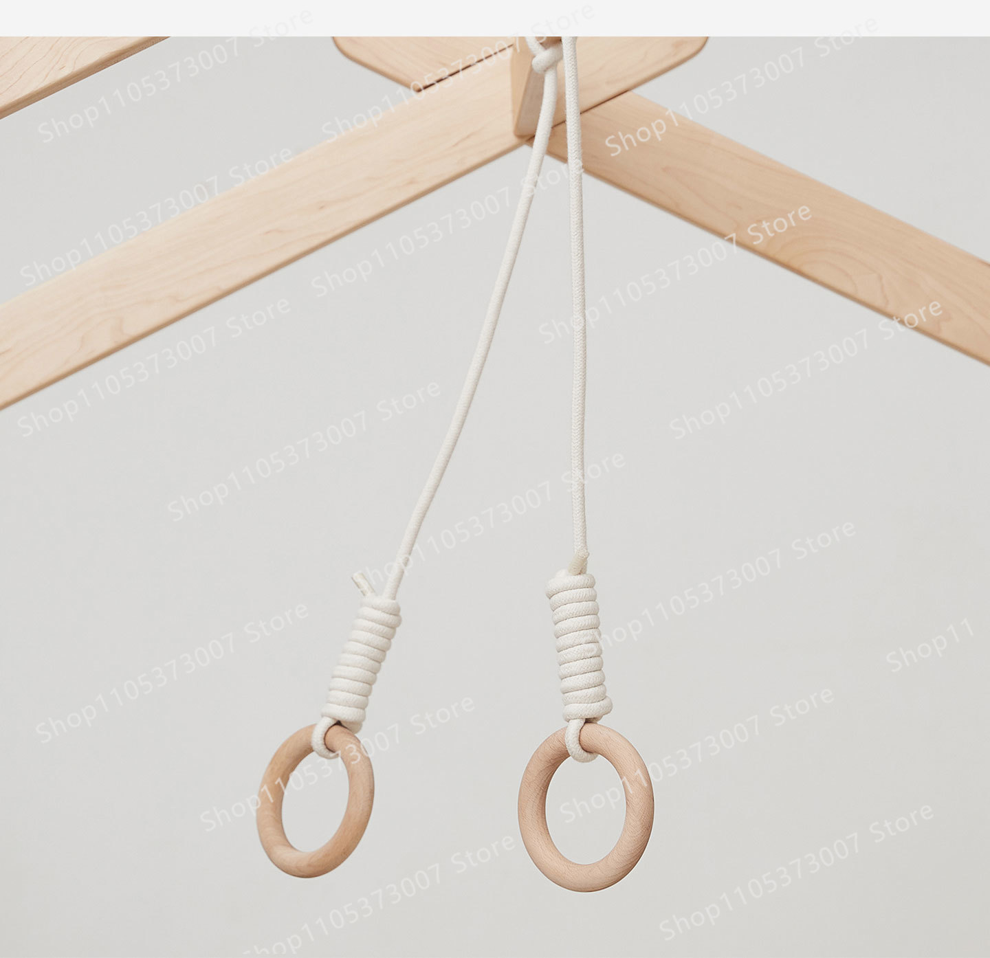 Bed hanging rings, solid wood  - đánh giá và giá Gymnastic Ring Wood