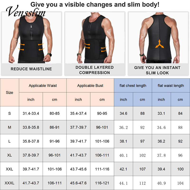 Men Neoprene Sauna Zipper Wais - đánh giá và giá Crossfit Weight Vest