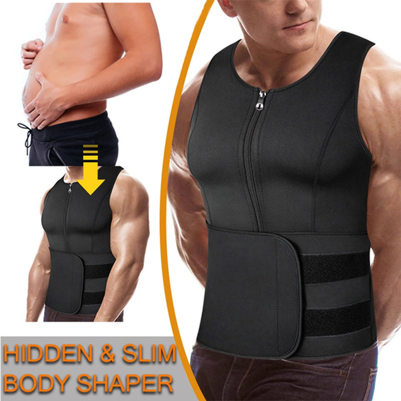 Men Neoprene Sauna Zipper Wais - đánh giá và giá Crossfit Weight Vest