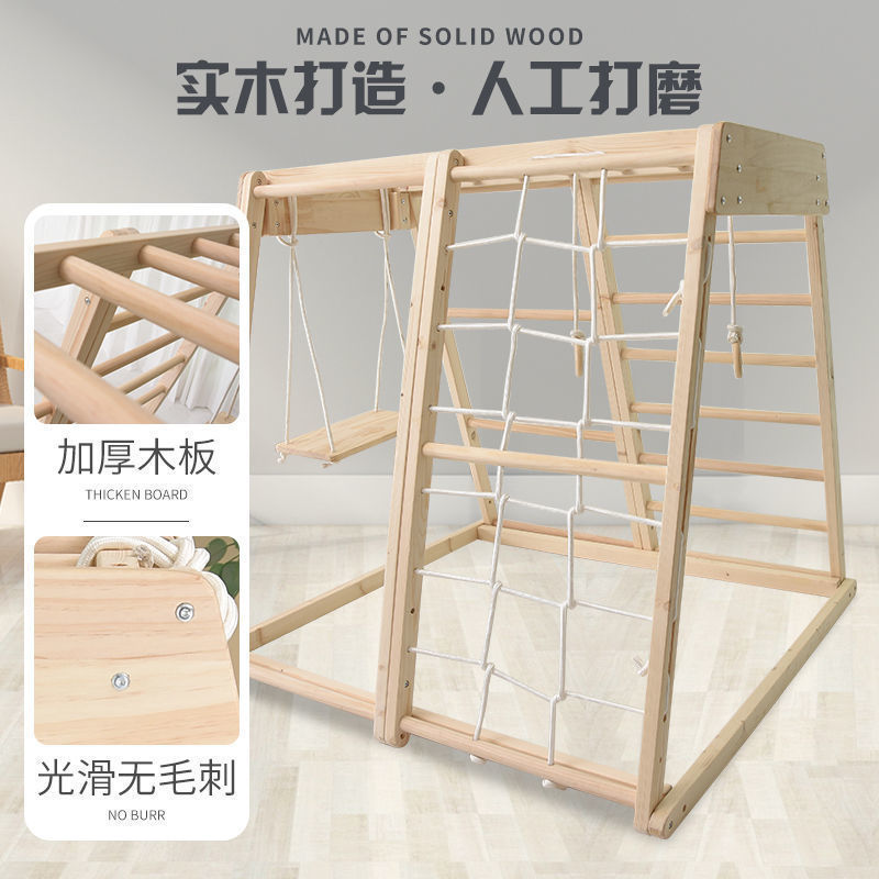 Indoor Playground Montessori B - đánh giá và giá Gymnastic Ring Wood