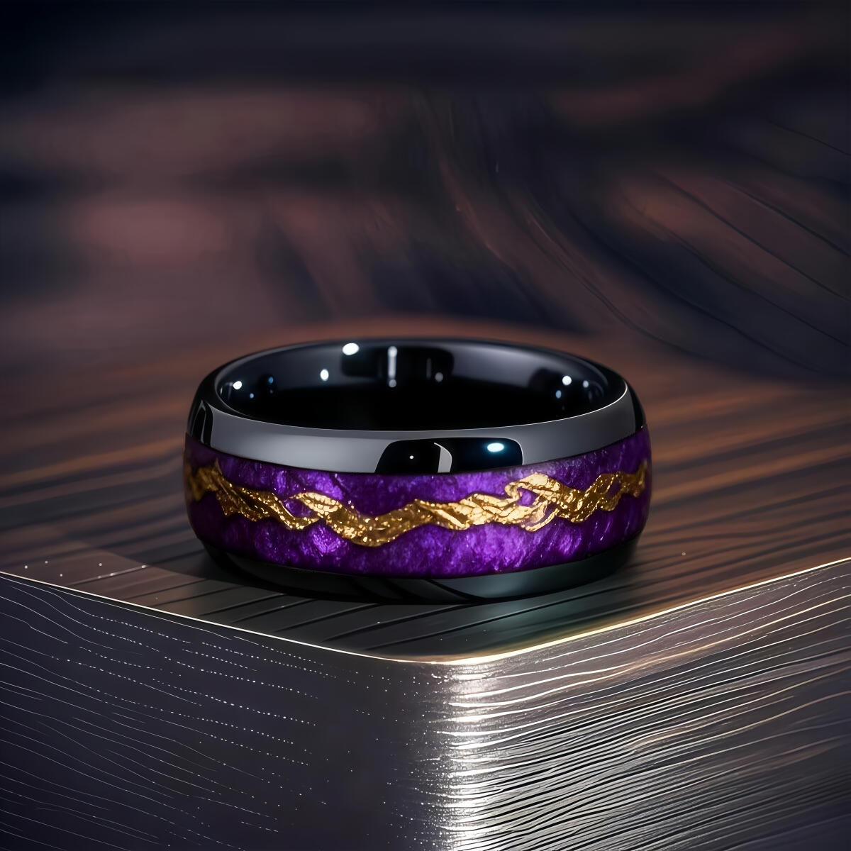 Fashion Black Men Stainless St - đánh giá và giá Gymnastic Ring Wood