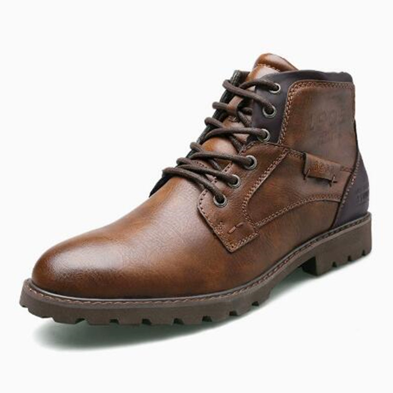 Leather Men Ankle Boots Plus S - đánh giá và giá Crossfit Outdoor