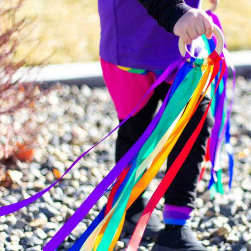 Rainbow Hand Kites Wands Monte - đánh giá và giá Gymnastic Ring Wood