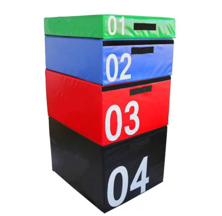 Gym Used PU Leather Jump Box S - đánh giá và giá Box Jump Plyo