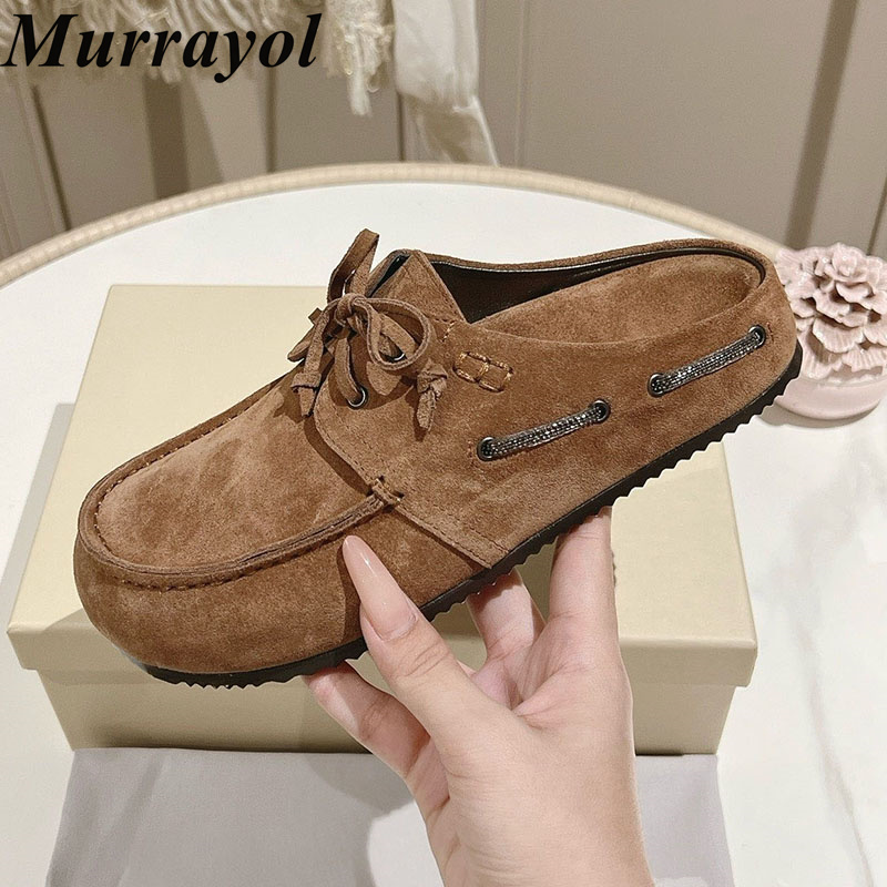 Lazy Mules Women Cow Suede Clo - đánh giá và giá Crossfit Outdoor