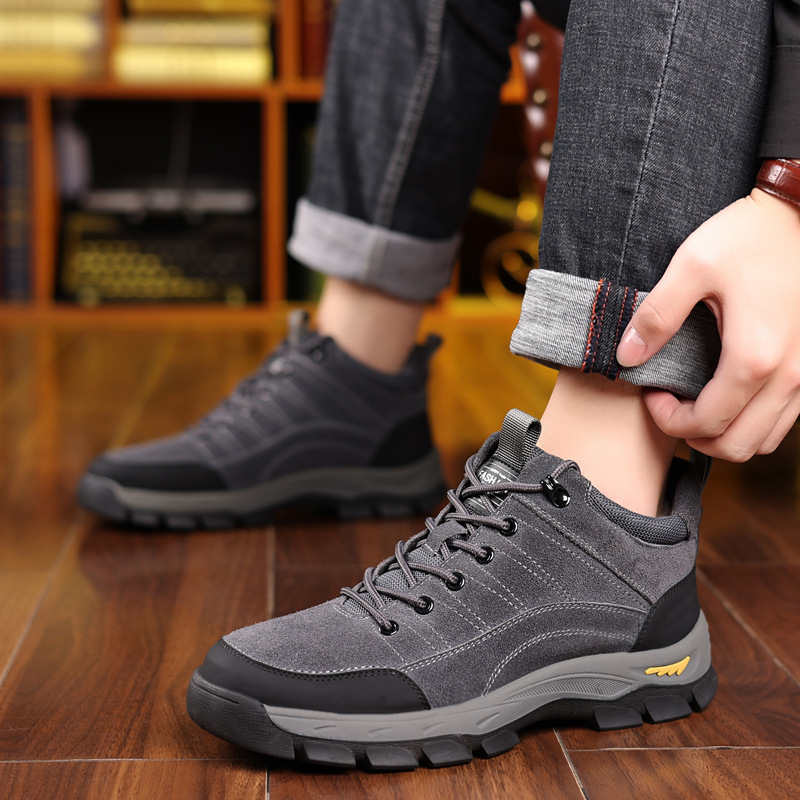 Men Winter Leather Shoes Warm  - đánh giá và giá Crossfit Outdoor