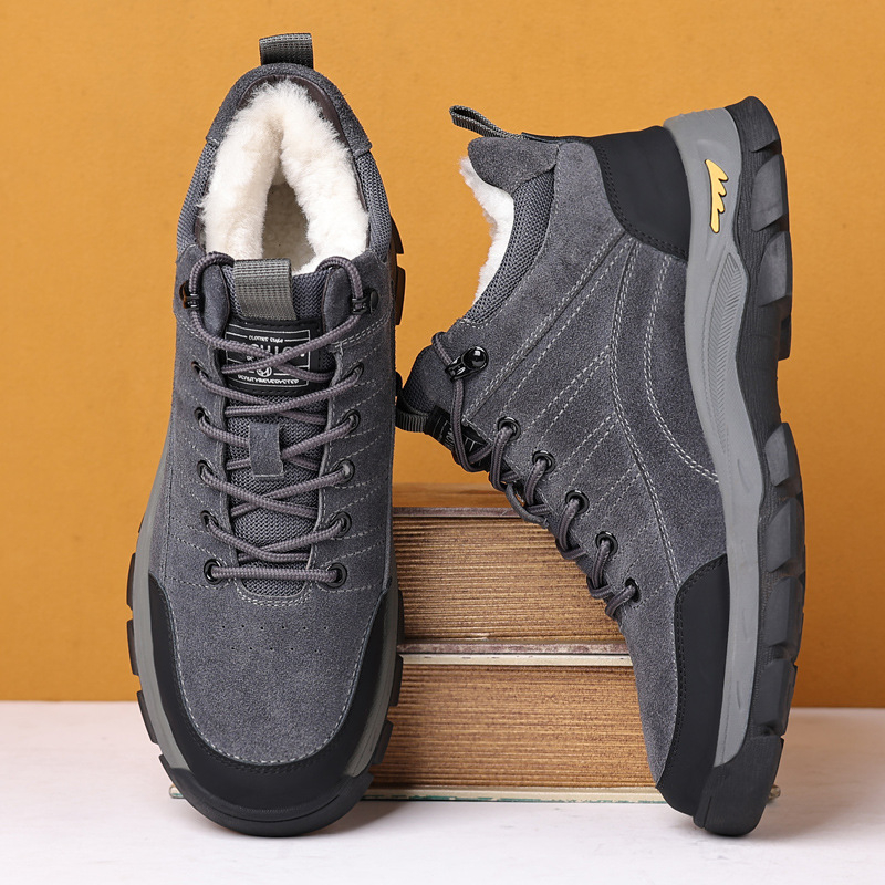 Men Winter Leather Shoes Warm  - đánh giá và giá Crossfit Outdoor