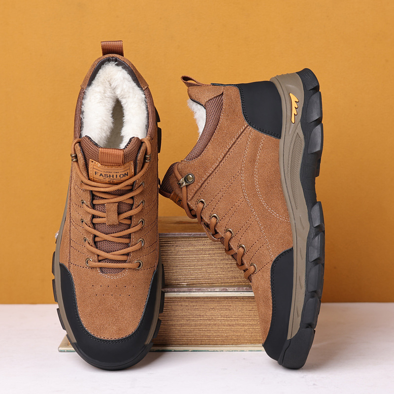 Men Winter Leather Shoes Warm  - đánh giá và giá Crossfit Outdoor