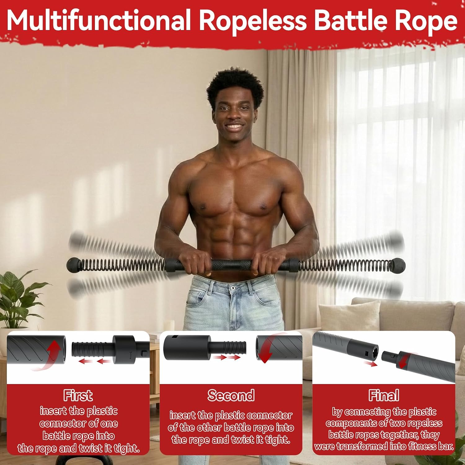 2-in-1 Upgraded Cordless Battl - đánh giá và giá Crossfit Workout Gear