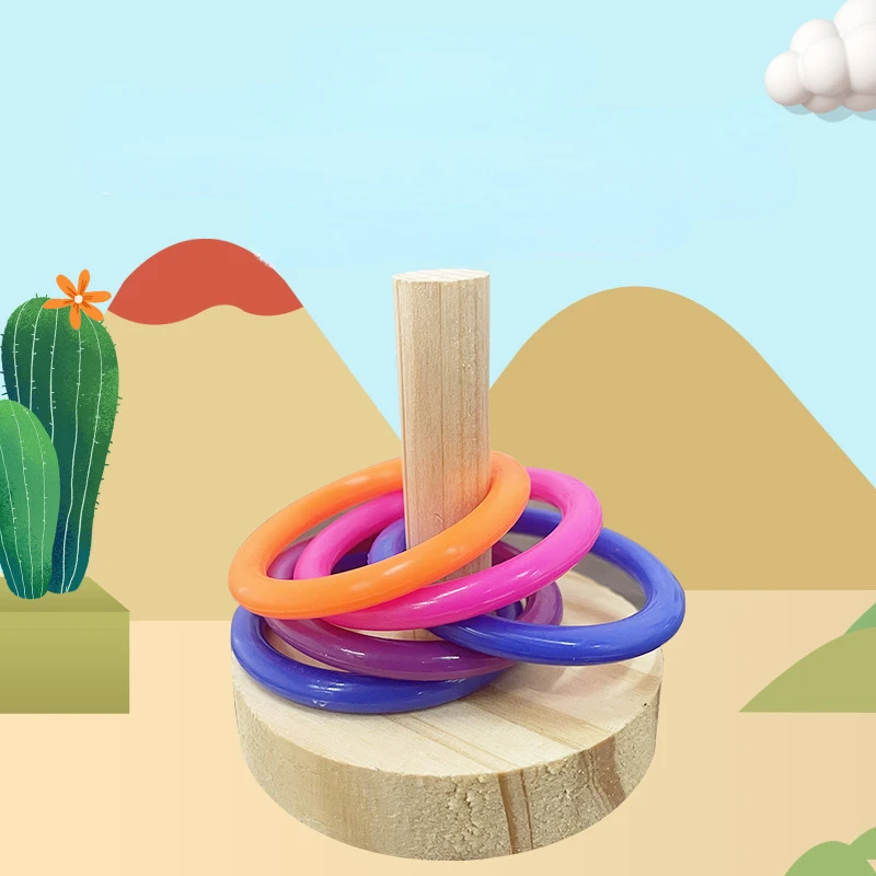 Wooden Interactive Parrot Ring - đánh giá và giá Gymnastic Ring Wood
